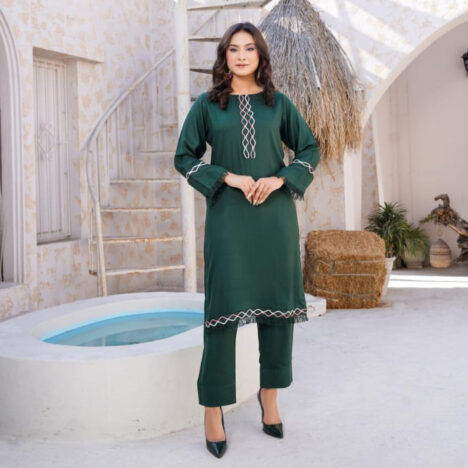 2 Piece Stitched Luxury Embroidered Suits Collection From Iqra By Anarkali - 06