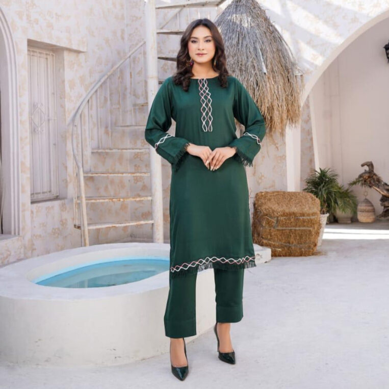 2 Piece Stitched Luxury Embroidered Suits Collection From Iqra By Anarkali - 06