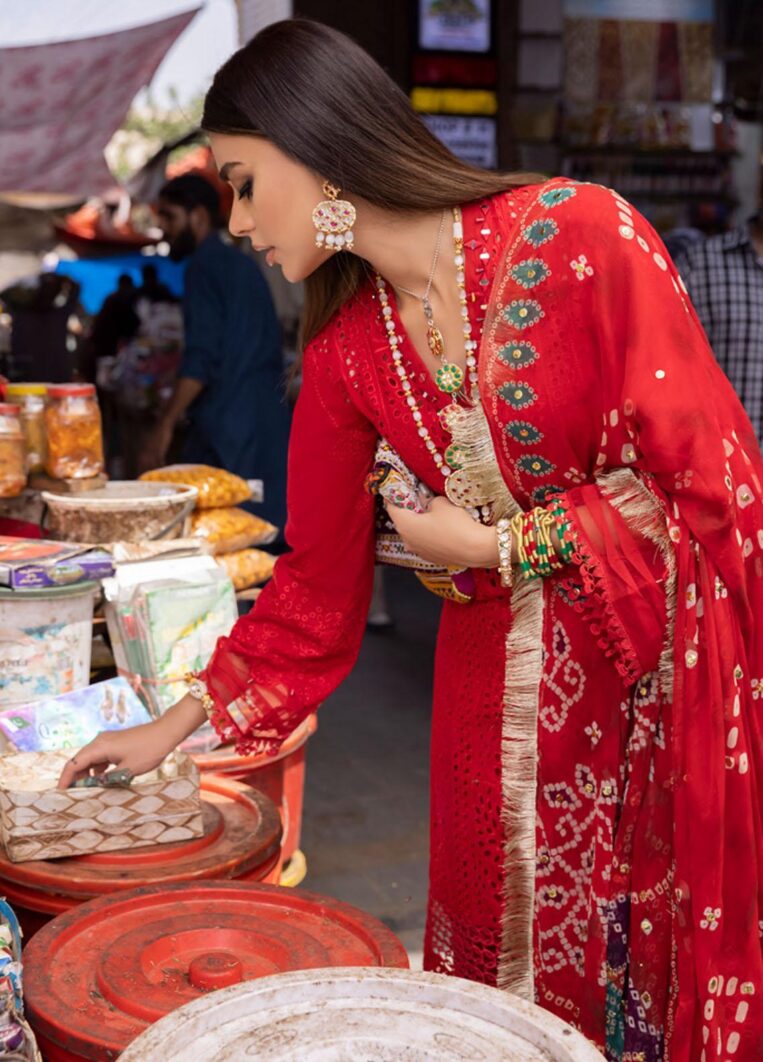 Nureh Bazaar 3 Piece Stitched Suit - 01 - Image 5