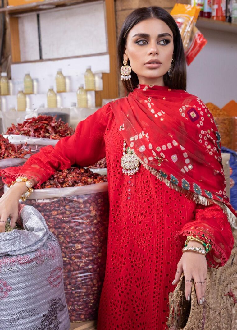 Nureh Bazaar 3 Piece Stitched Suit - 01 - Image 6