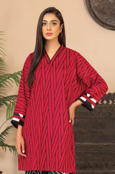 2 Piece Stitched Printed Lawn Suit By Limelight - 10