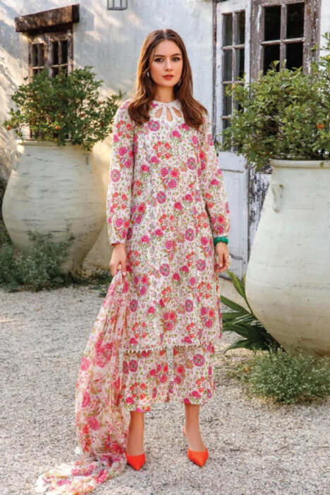 3 Piece Stitched Suit By M.Basics - 13