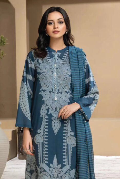 3 Piece Stitched Suit By Limelight Summer - 01