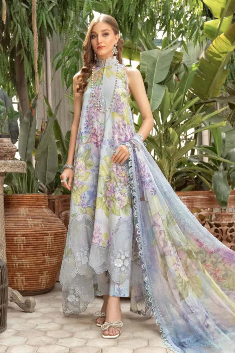 Maria.B M.Prints 3 Piece Stitched Suit - 13