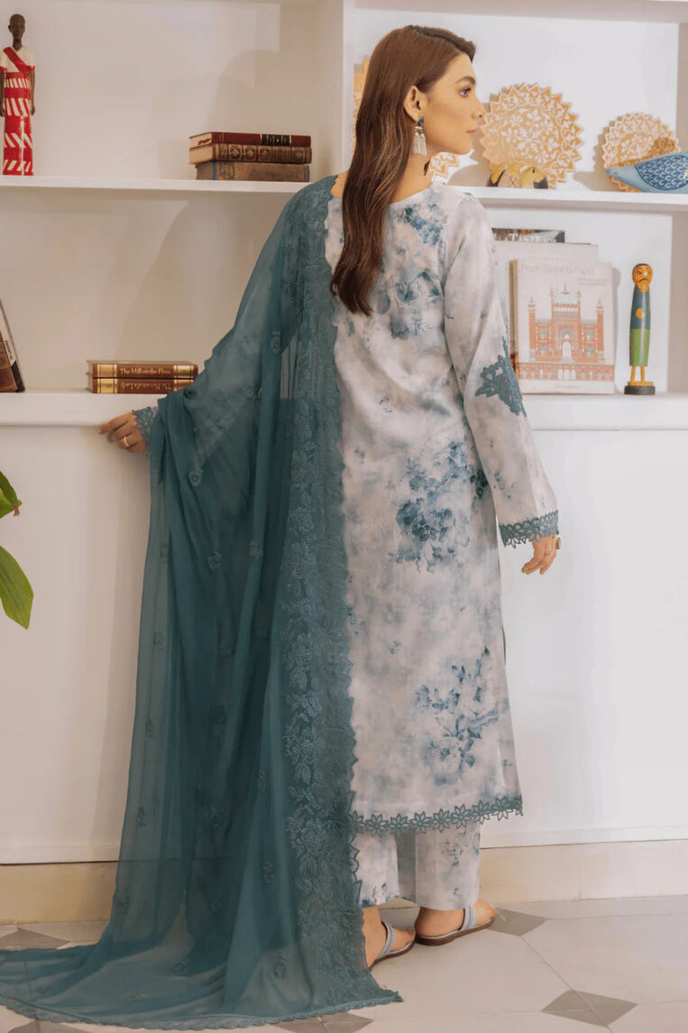 Dastaan By Iznik 3 Piece Stitched Suit - FURAT - Image 2