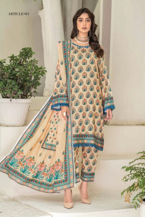 Sakina By Anarkali 3 Piece Stitched Suit – 08