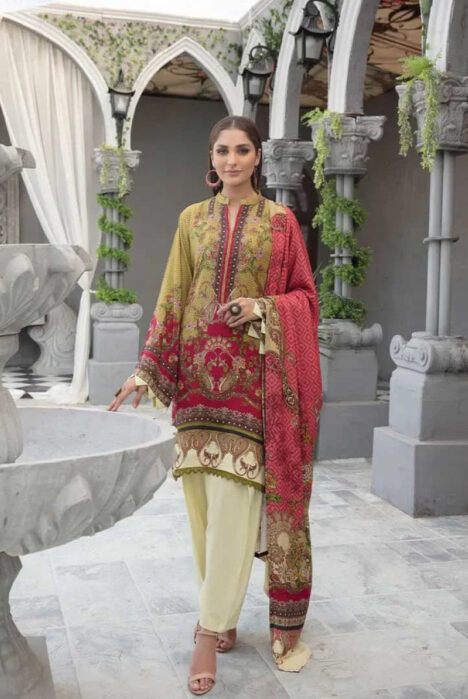 Insha Johra 3 Piece Stitched Suit – 04