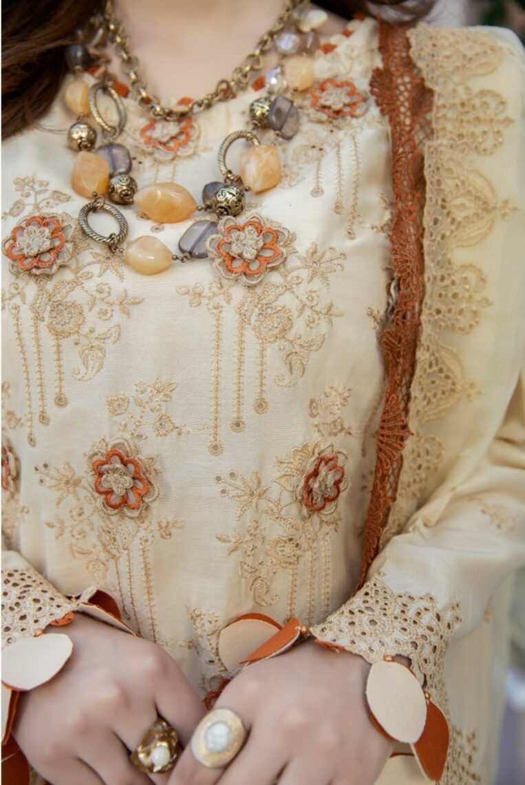 Adan Libas Chantelle 3 Piece Stitched Suit - Milly - Image 3