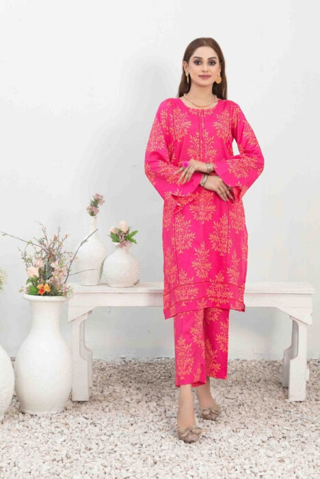 2 Piece Stitched Digital Printed Lawn Suit From Nada By Tawakkal - 09