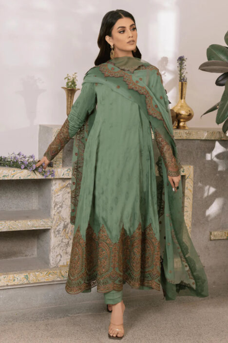 Dastaan By Iznik 3 Piece Stitched Suit - AIDAH