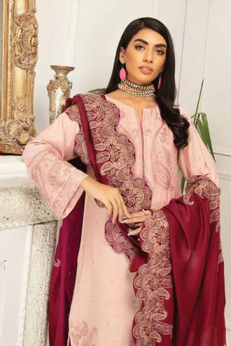 Royal Johra 3 Piece Stitched Suit – 02