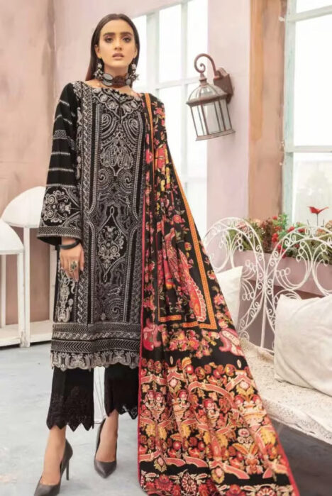 Wagma By Johra 3 Piece Stitched Suit – 08