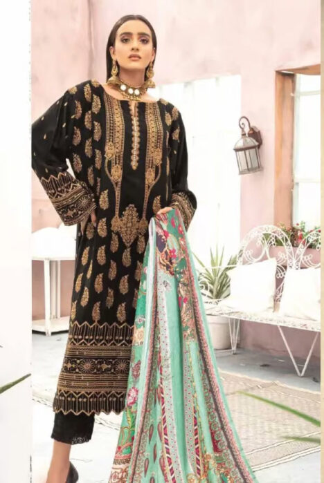 Wagma By Johra 3 Piece Stitched Suit – 01