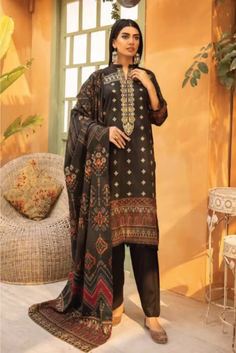 Zarqoon By Johra 3 Piece Stitched Suit – 04