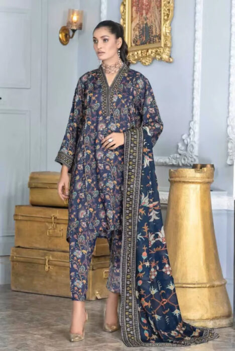 Sakina's By Anarkali 3 Piece Stitched Suit – 06
