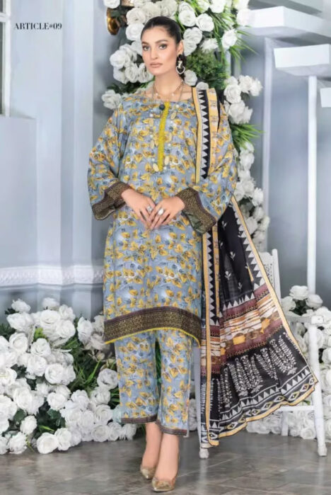 Sakina's By Anarkali 3 Piece Stitched Suit – 05