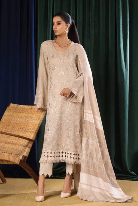 Tehzeeb by Riaz Arts 3 Piece Stitched Suit Collection – 8