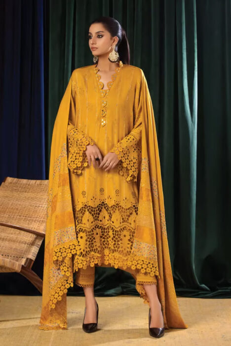 Tehzeeb by Riaz Arts 3 Piece Stitched Suit Collection – 5