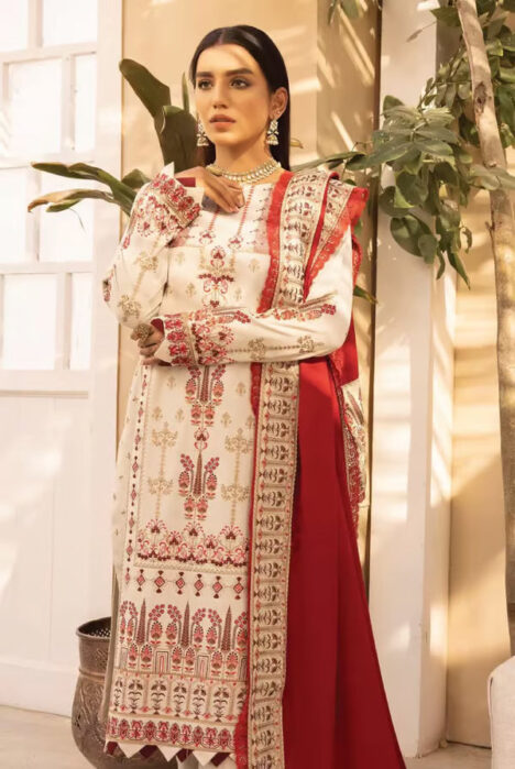 3 Piece Stitched Suits By Johra Arzin - 06